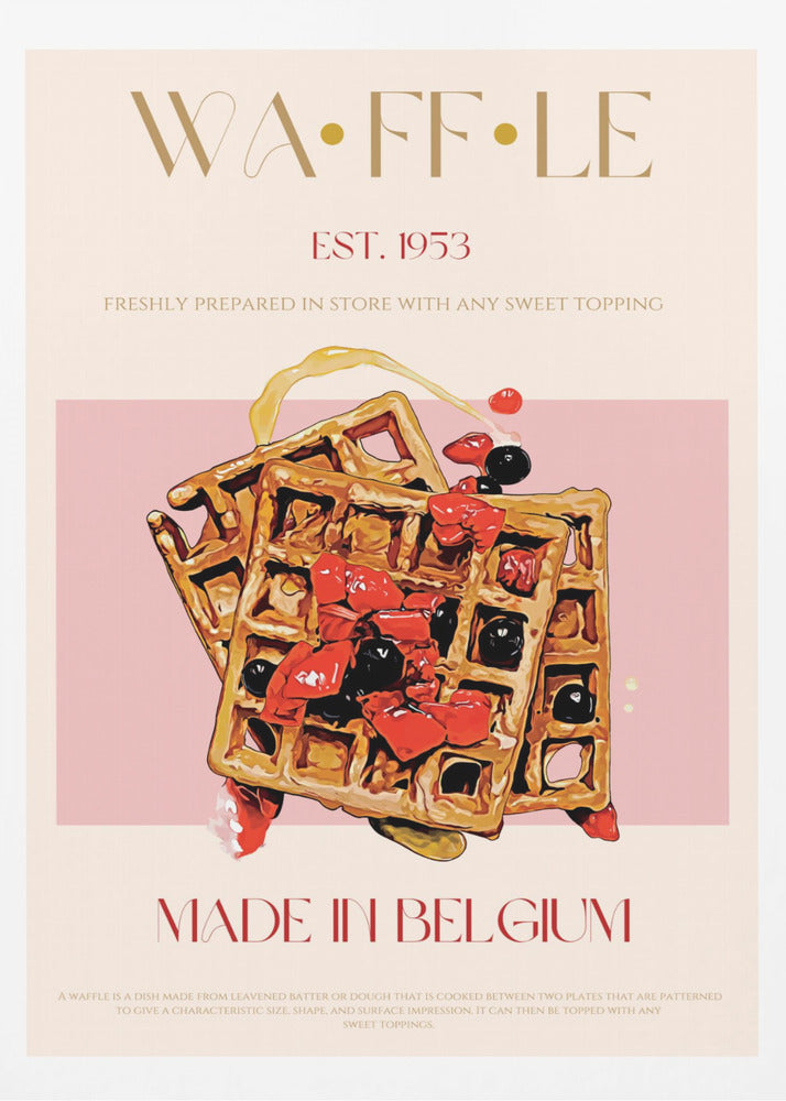 Waffle Print | Poster