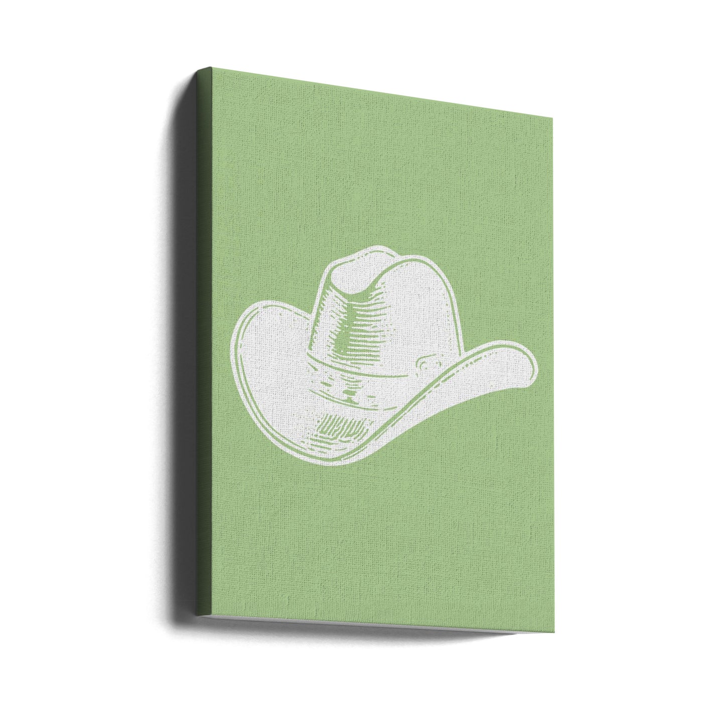 Cappello da cowboy verde salvia | Stampe su Tela
