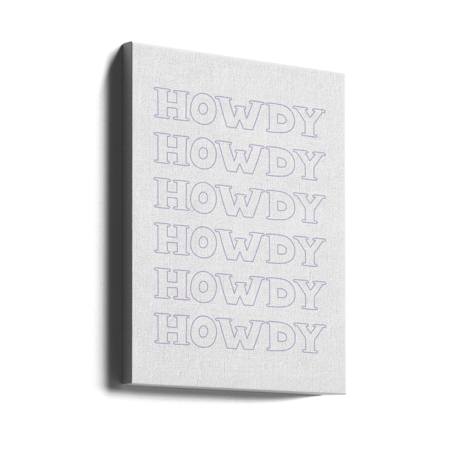 Lila Howdy | Leinwand-Bilder