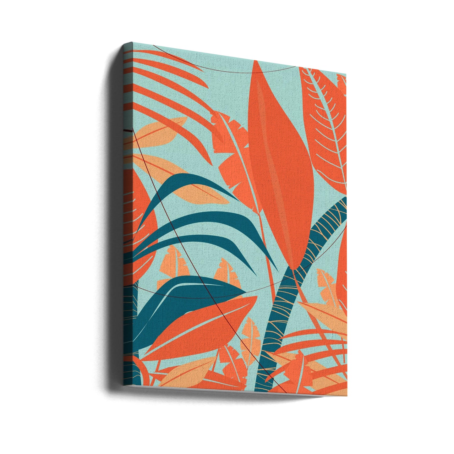 Tropical Foliage Burst | Canvas