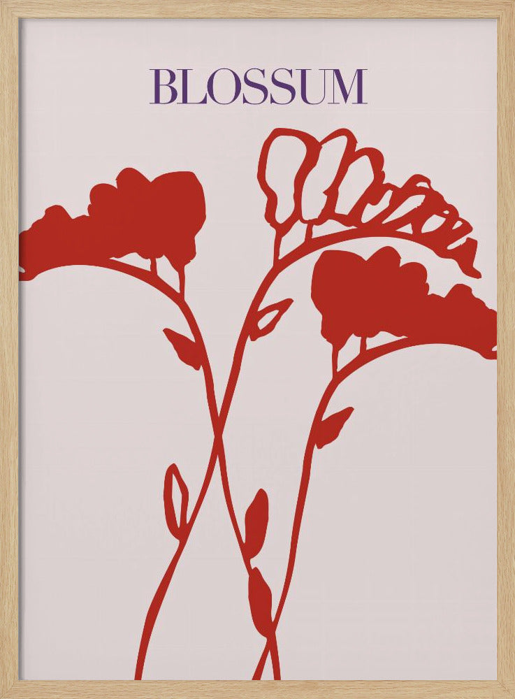 Crimson Blossoms | Poster