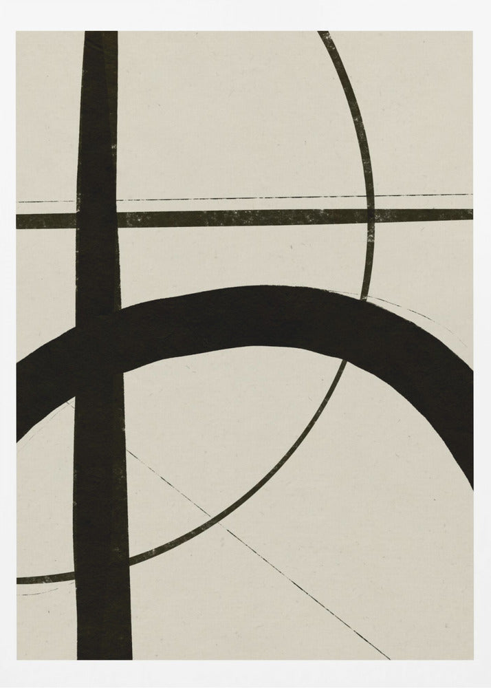 Curved Lines Dance | Poster