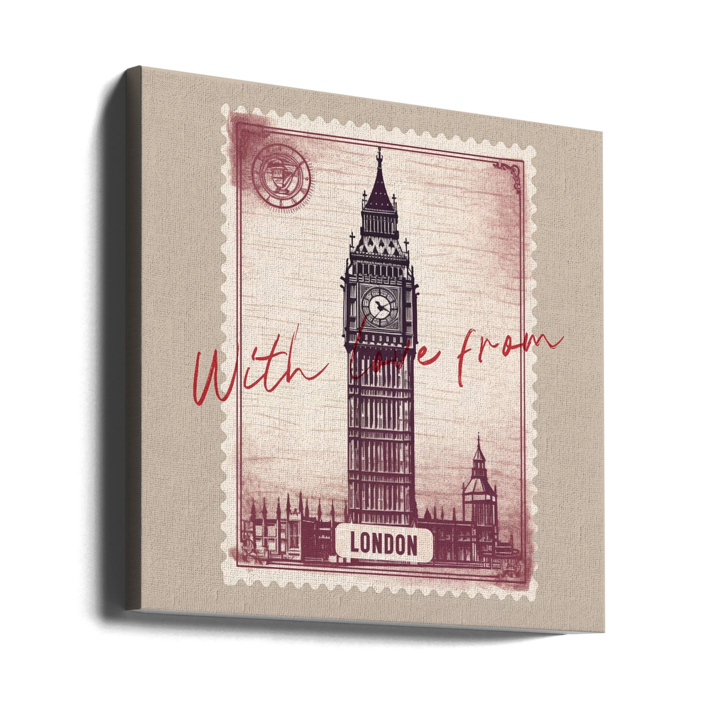 Med kärlek från London | Canvastavla