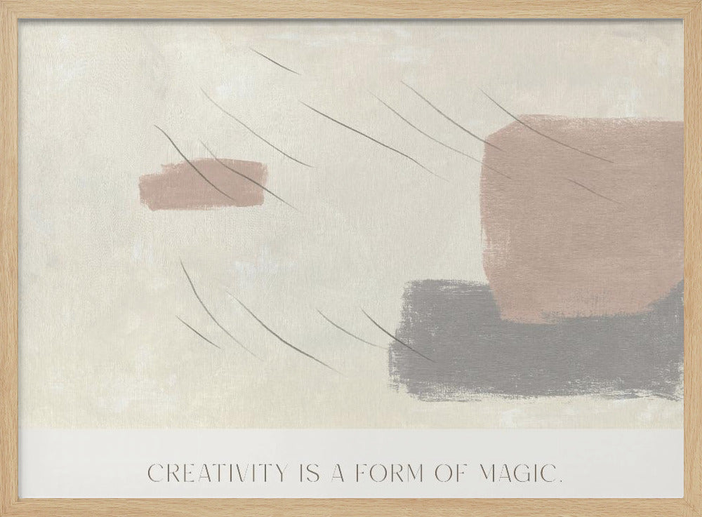 Creativityisaformofmagic | Poster
