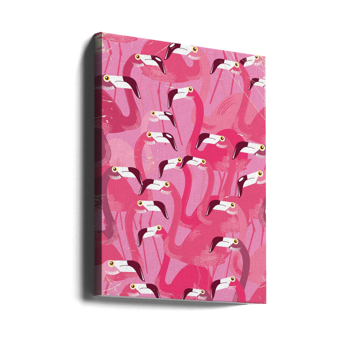 Flock of Flamingos | Canvas