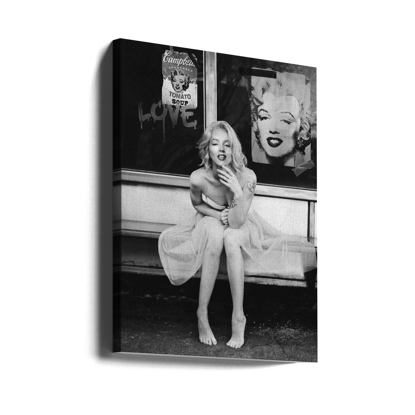 Nueva Marilyn BW | Impresiones en Lienzo