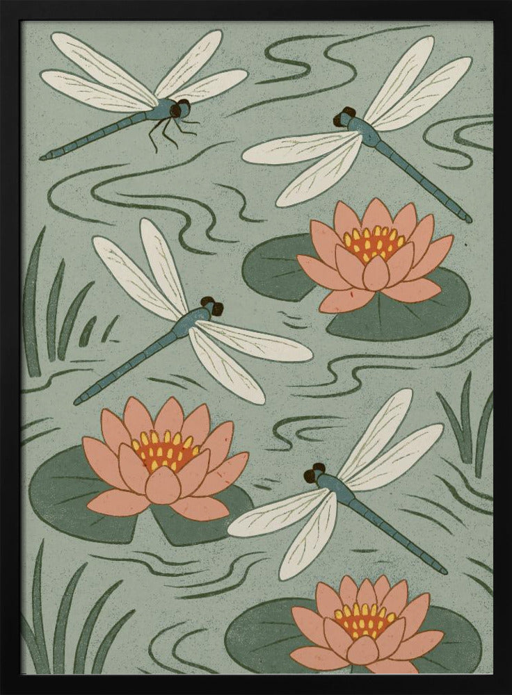 Waterlillydragonfly | Poster