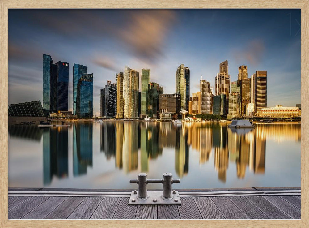 Mattina dorata a Singapore | Poster - Stampe d’Arte