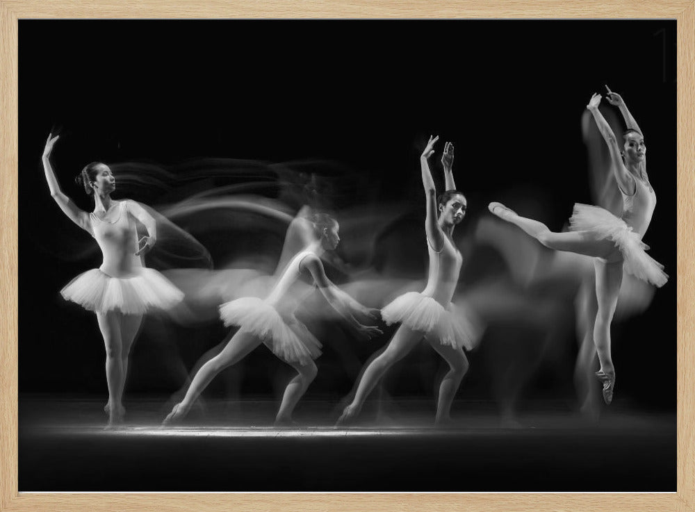 Ola de arte de bailarina | Posters - Impresiones de Arte