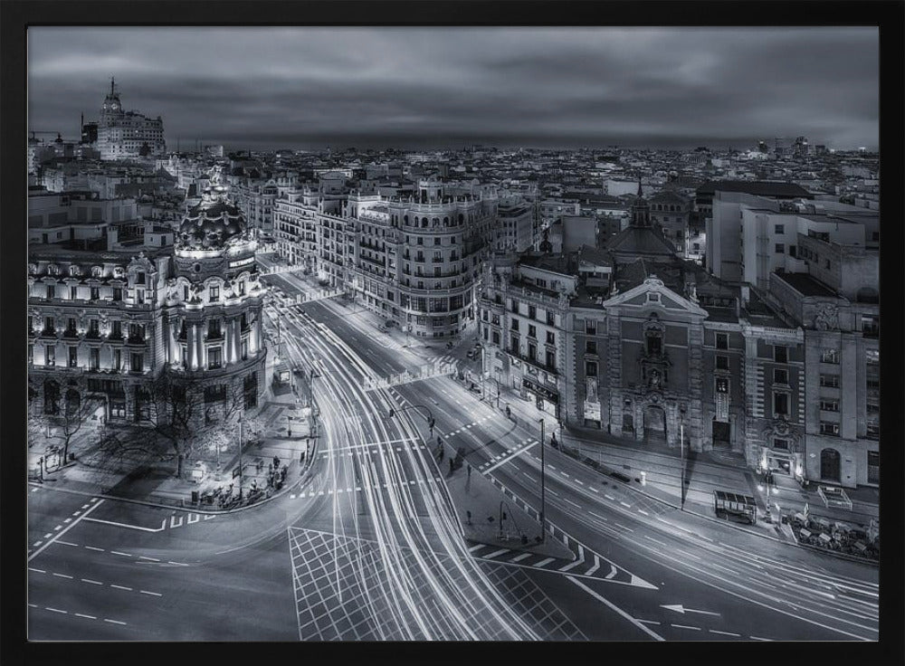 Madrids stadsljus | Poster