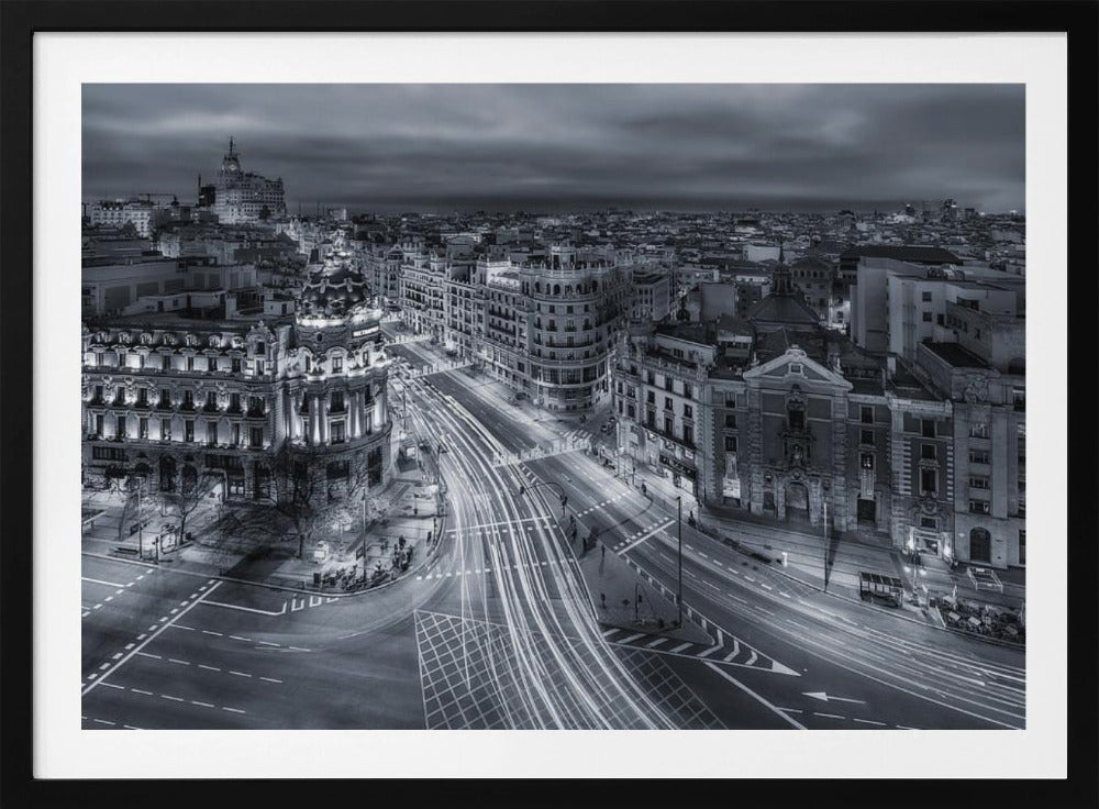 Madrids stadsljus | Poster