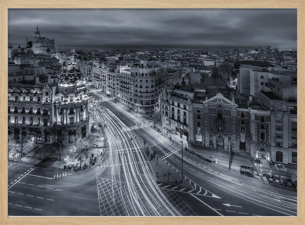 Madrids stadsljus | Poster