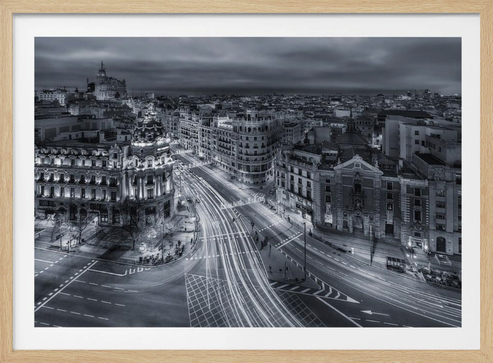 Madrids stadsljus | Poster