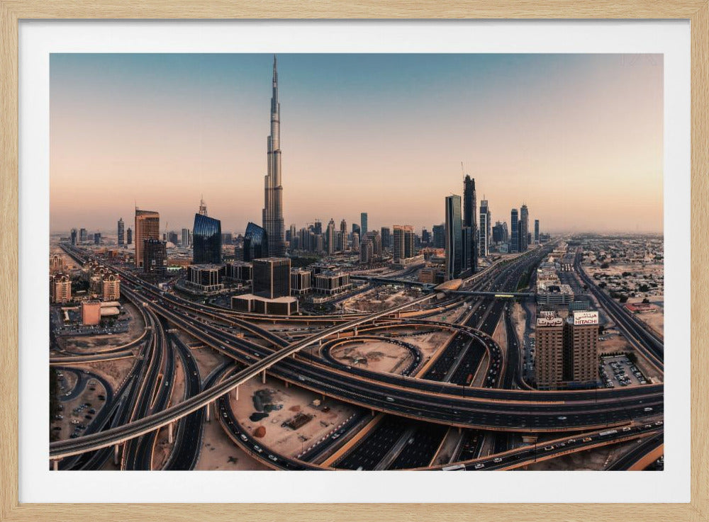 Panorama dello skyline di Dubai | Poster - Stampe d’Arte