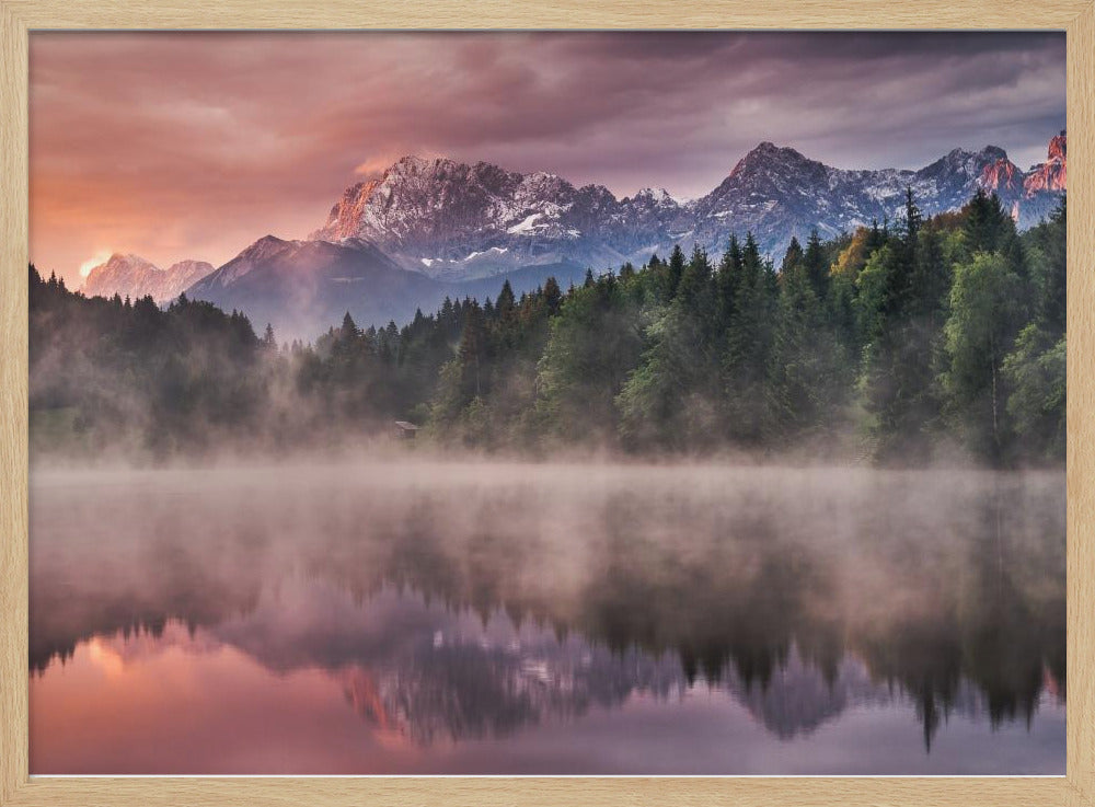 Amanecer en el lago | Posters - Impresiones de Arte