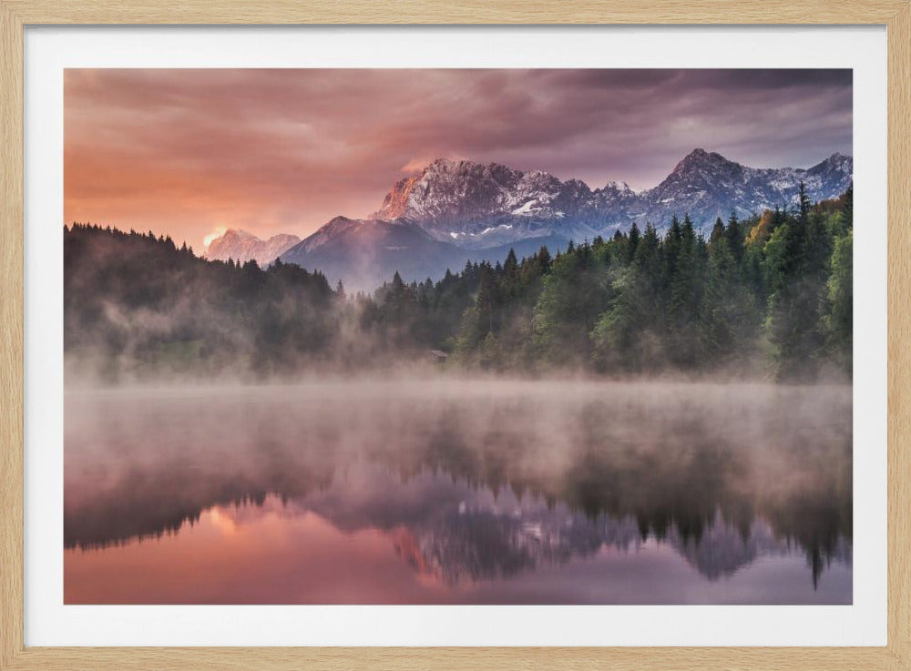 Amanecer en el lago | Posters - Impresiones de Arte