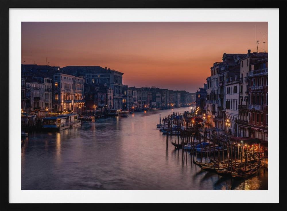 Grand Canal de Venise au coucher du soleil | Posters - Affiche Artistique