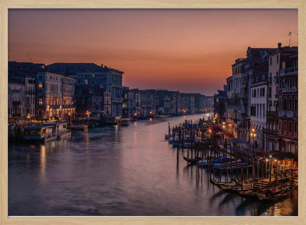 Grand Canal de Venise au coucher du soleil | Posters - Affiche Artistique