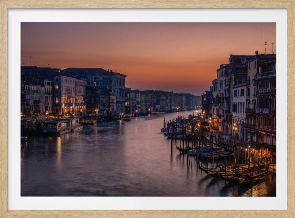 Grand Canal de Venise au coucher du soleil | Posters - Affiche Artistique