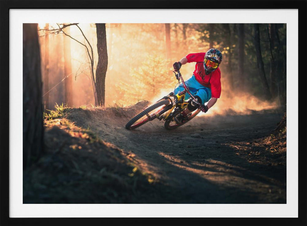 Goldene Bermed-Ecke | Poster - Kunstdruck