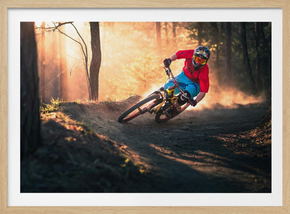 Goldene Bermed-Ecke | Poster - Kunstdruck
