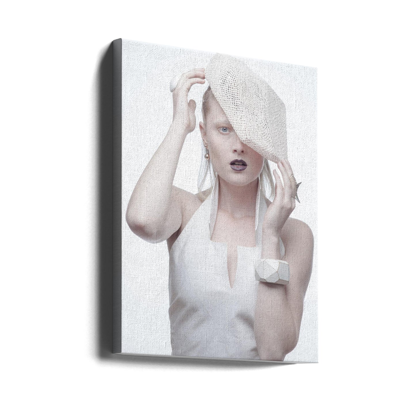 Dans la salle blanche | Tableaux sur Toile