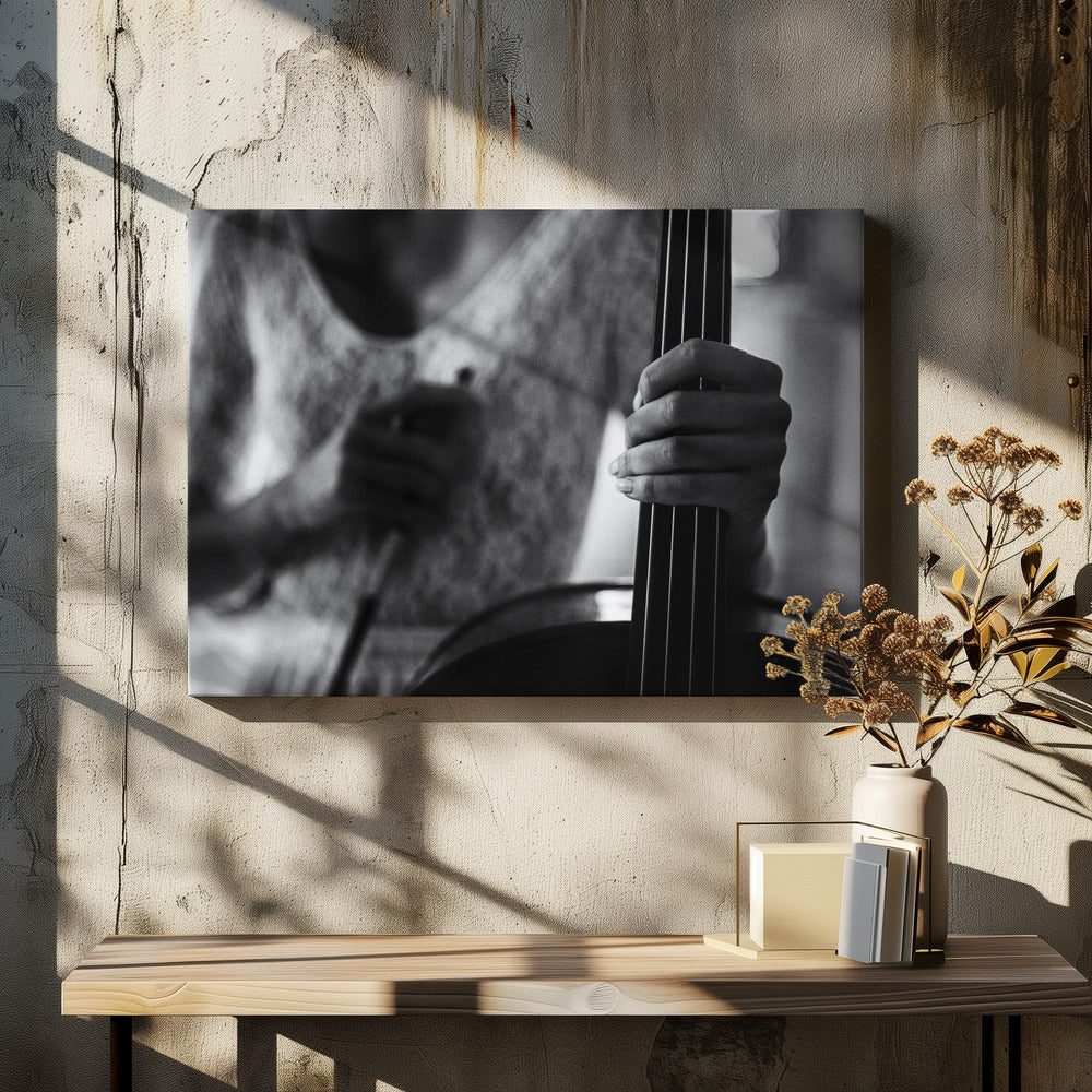 pausa per il violoncello | Stampe su Tela