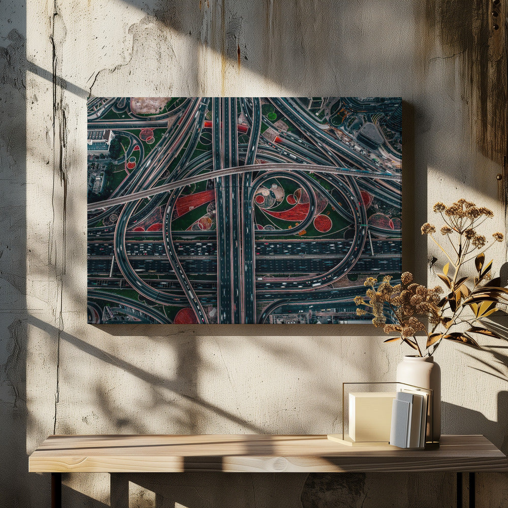 stedelijk labyrint | Canvasprints