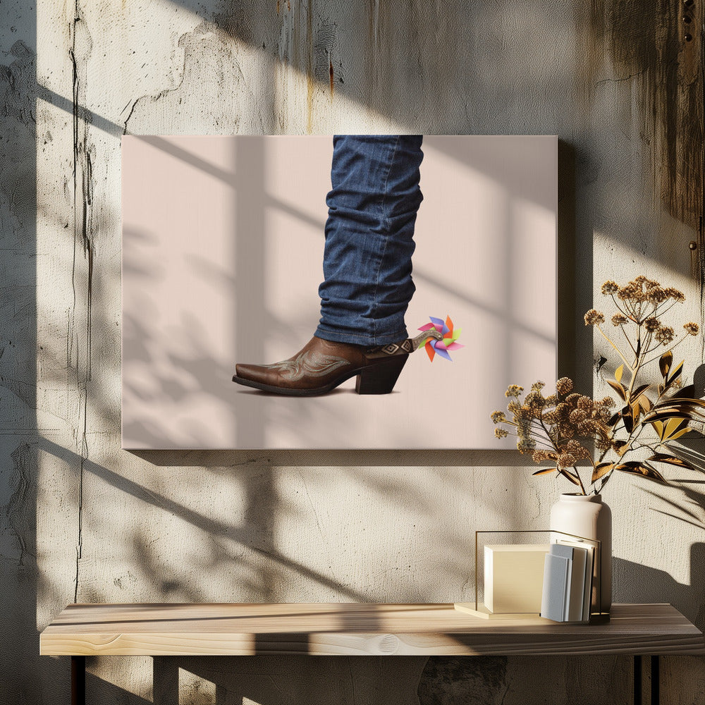 Niet Serieuze Cowboy | Canvasprints