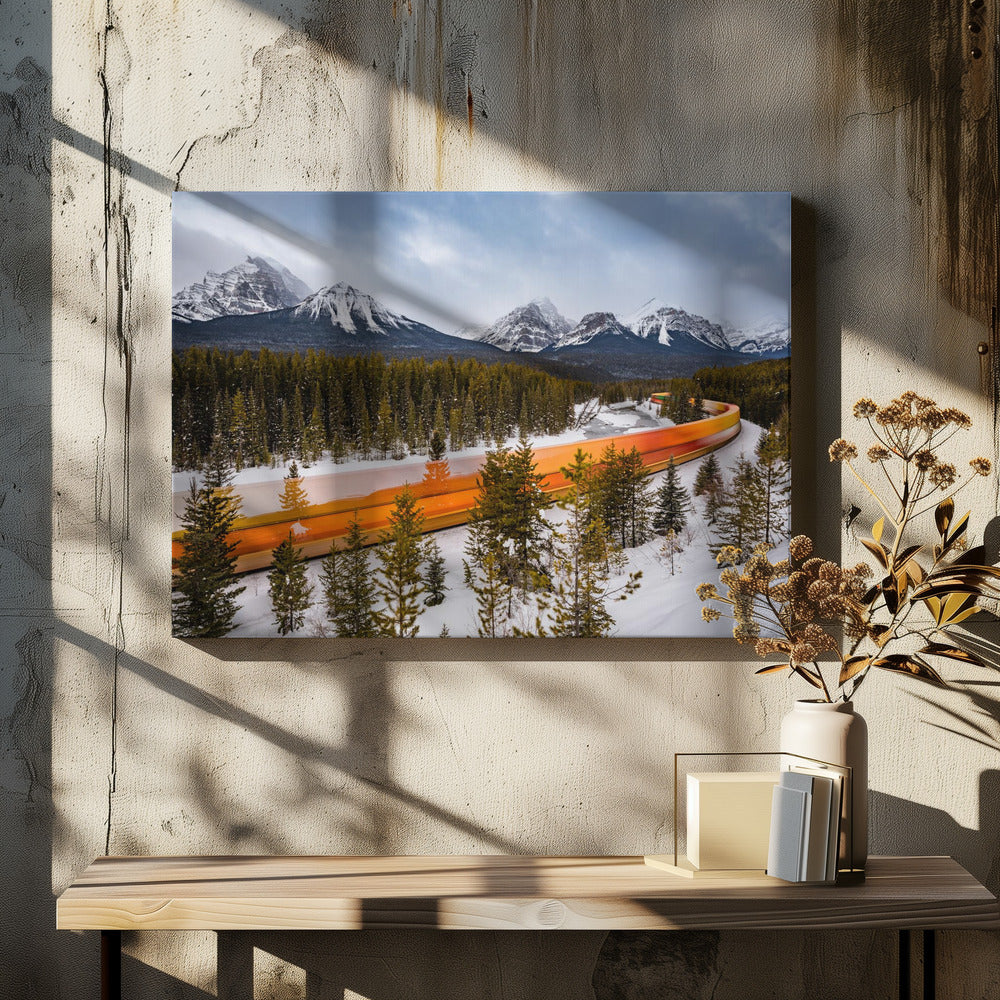 Morant's Curve in de winter | Canvasprints