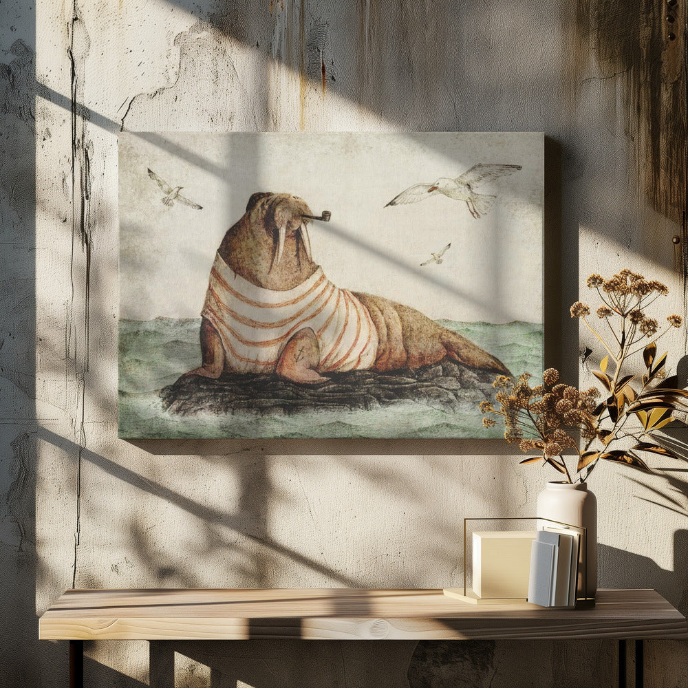Seaside Gentleman | Canvas