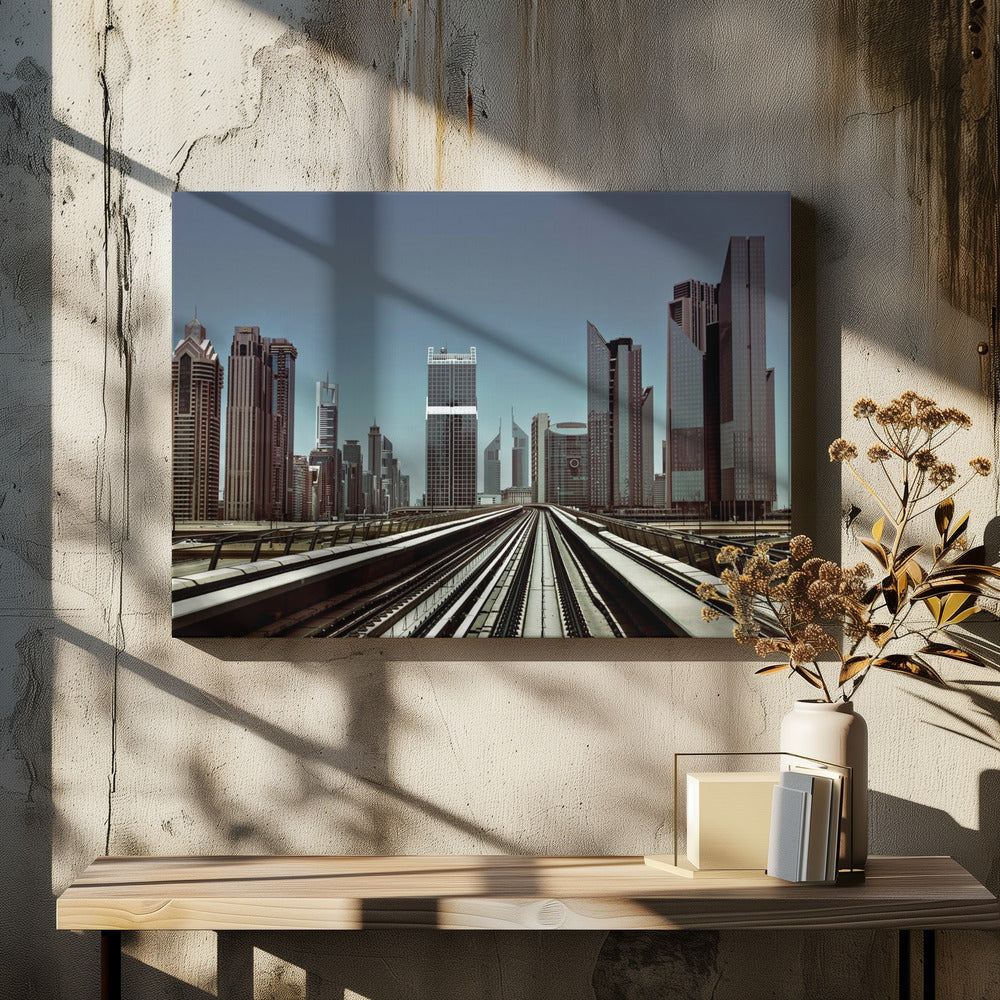 Metropolitana di Dubai | Stampe su Tela