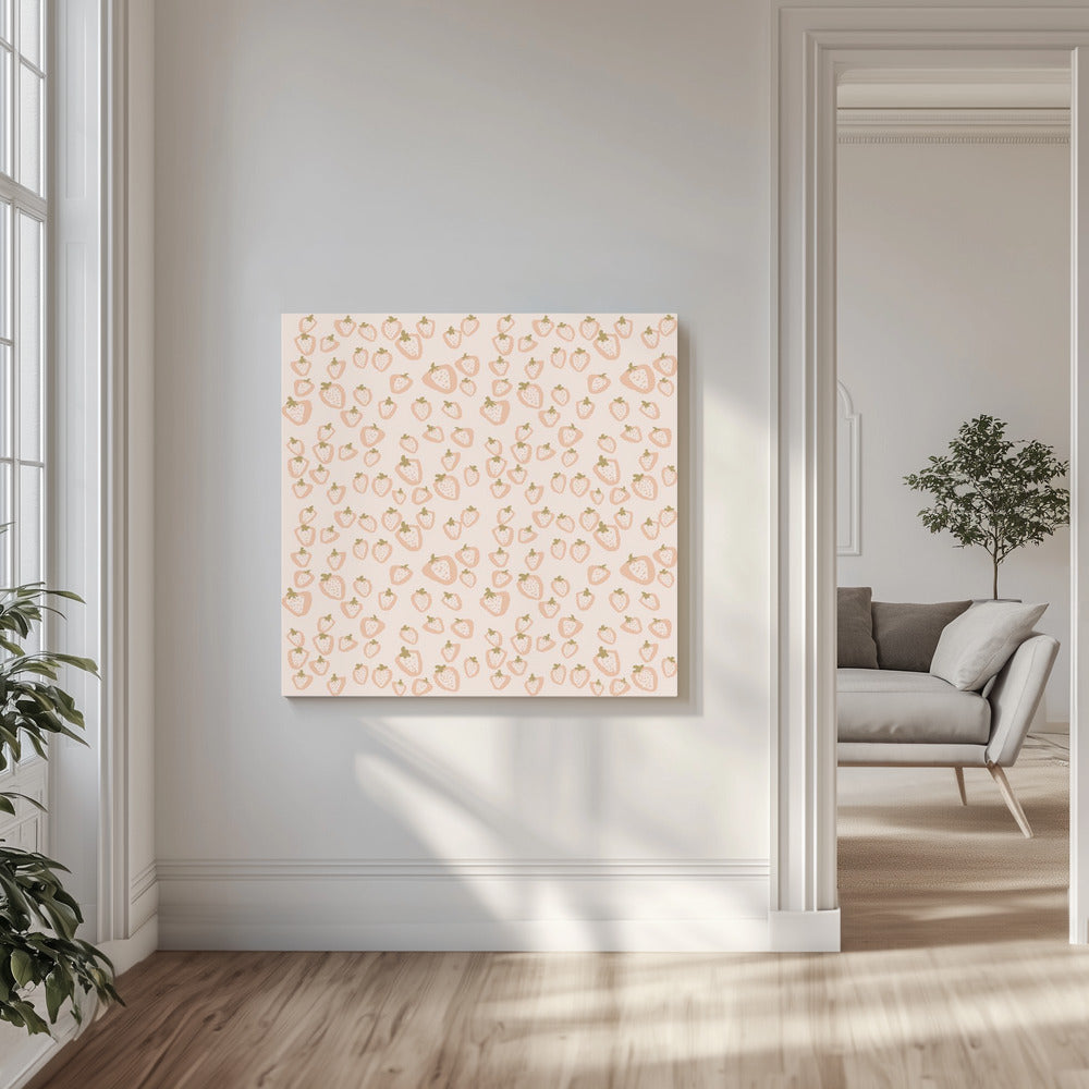 Strawberry Summer Pattern | Canvas