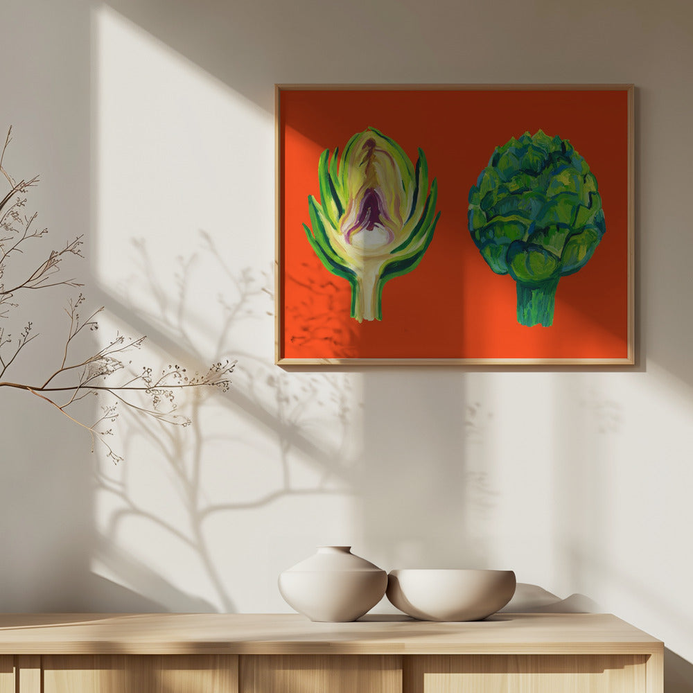 Artichauts à l'orange | Posters - Affiche Artistique