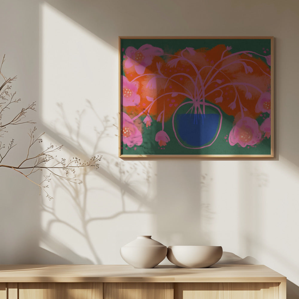 Floral Burst Symphony | Poster