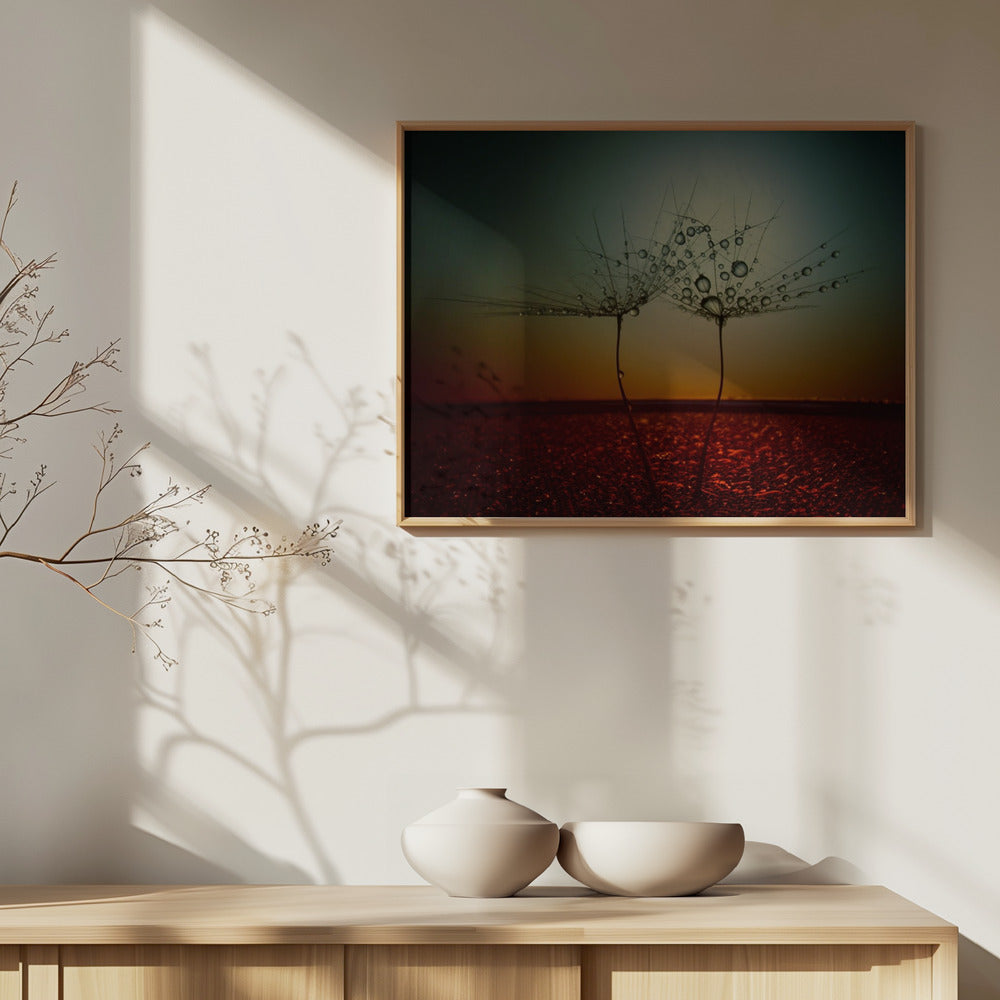 Feuer und Wasser | Poster - Kunstdruck