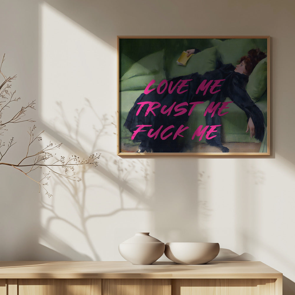 Love Me Trust Me Fuck Me / Pink Version | Poster