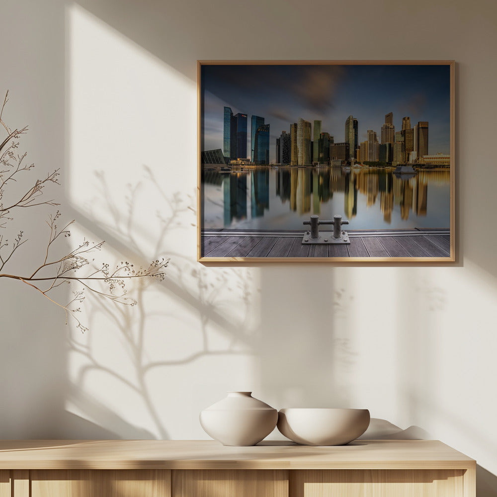 Mattina dorata a Singapore | Poster - Stampe d’Arte