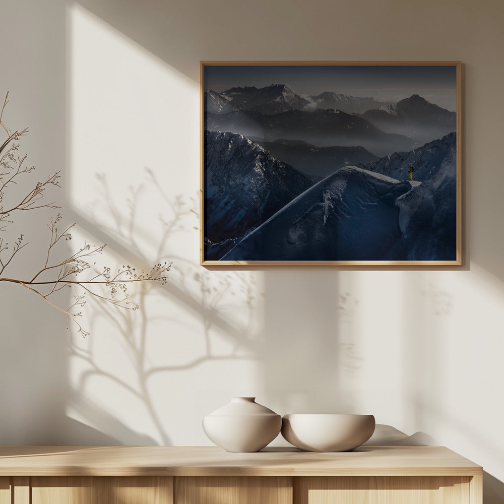 Moments de silence avant la descente | Posters - Affiche Artistique