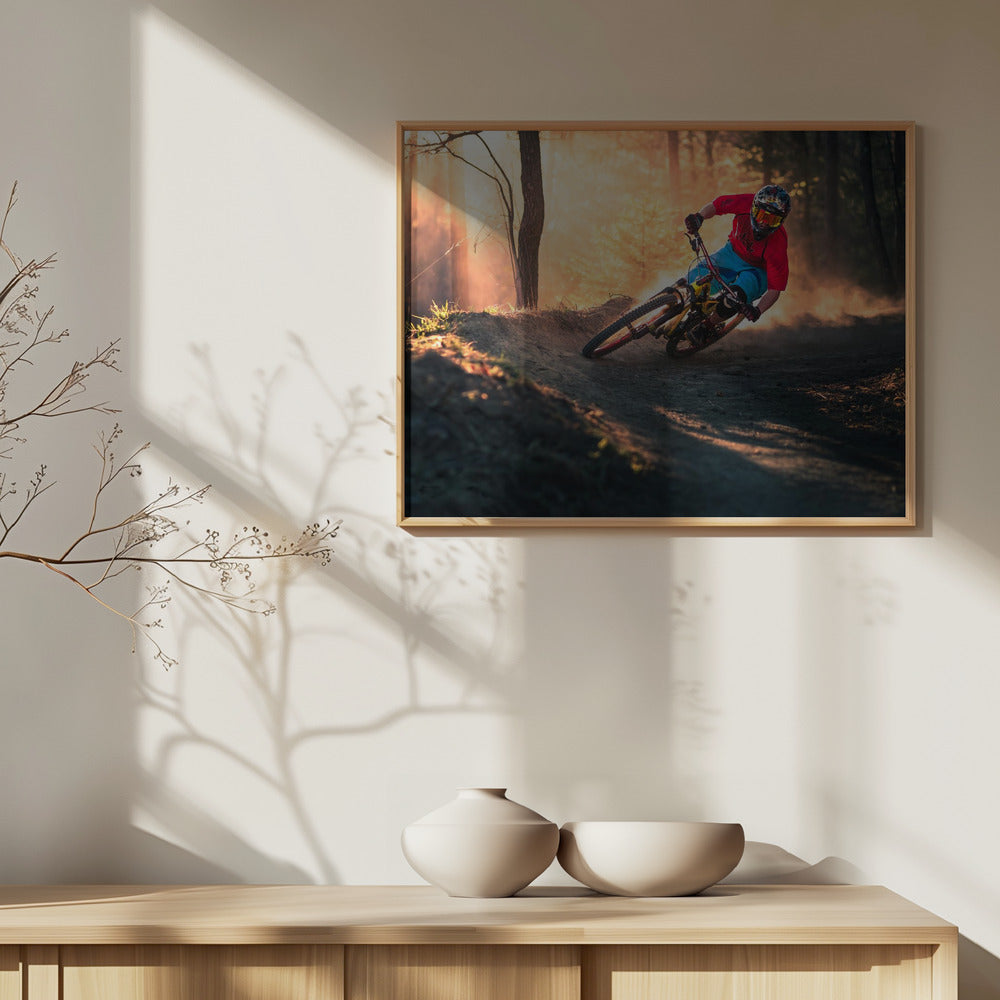 Goldene Bermed-Ecke | Poster - Kunstdruck