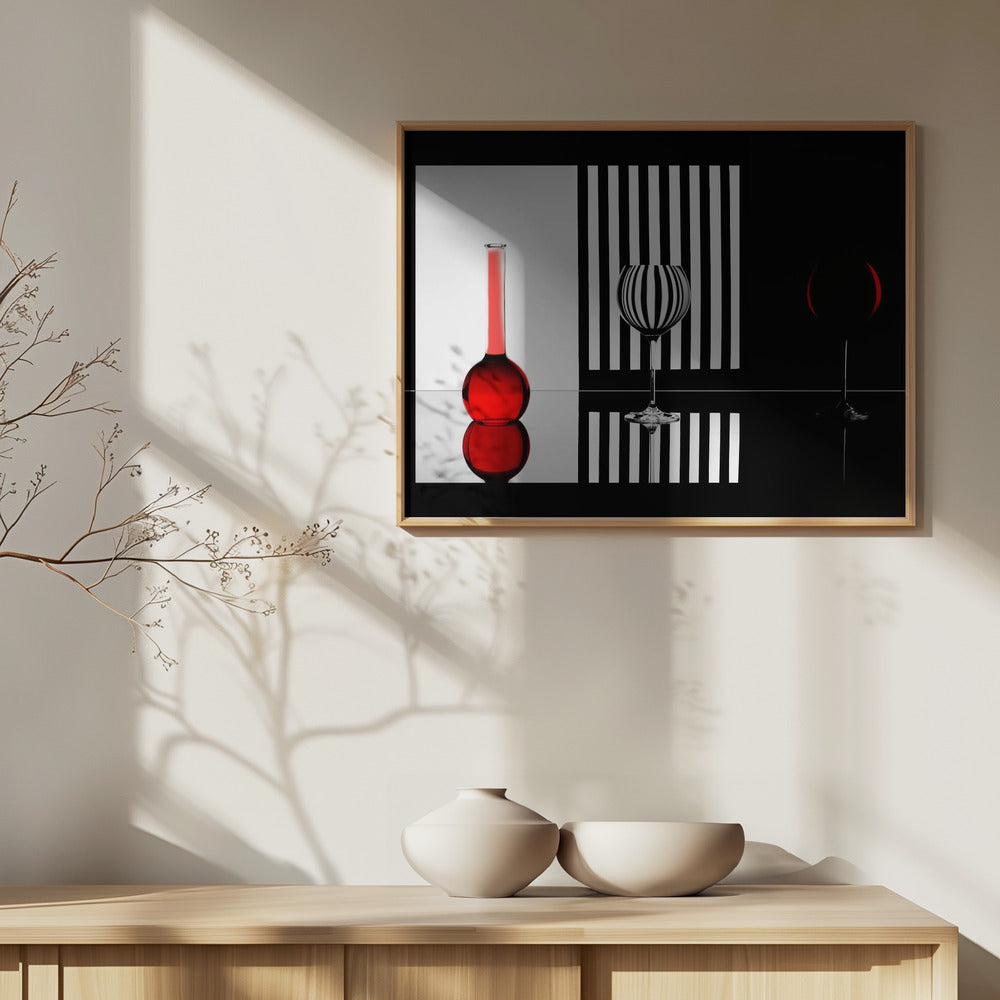 Einfach ROT | Poster - Kunstdruck