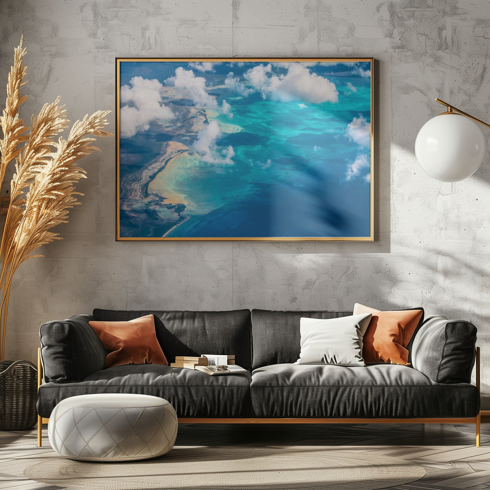 La plage de sable rencontre l'océan | Posters - Affiche Artistique