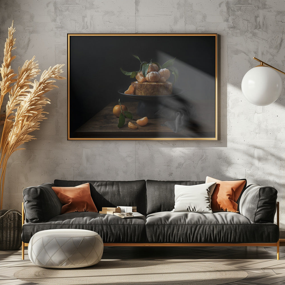 Polentacake met zoete mandarijnen | Posters - Kunstdrukken