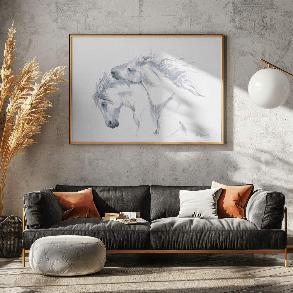 Freedom Of Horses In Motion | Poster