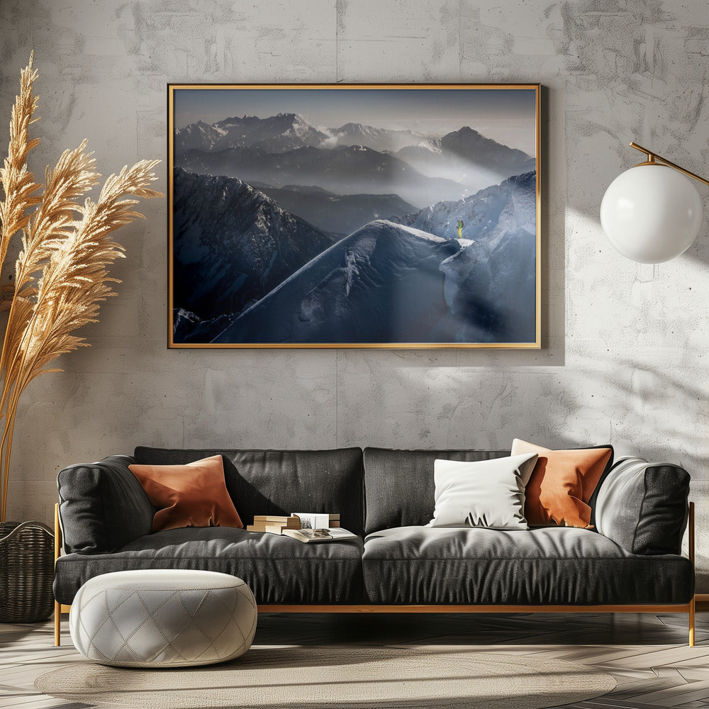 Moments de silence avant la descente | Posters - Affiche Artistique