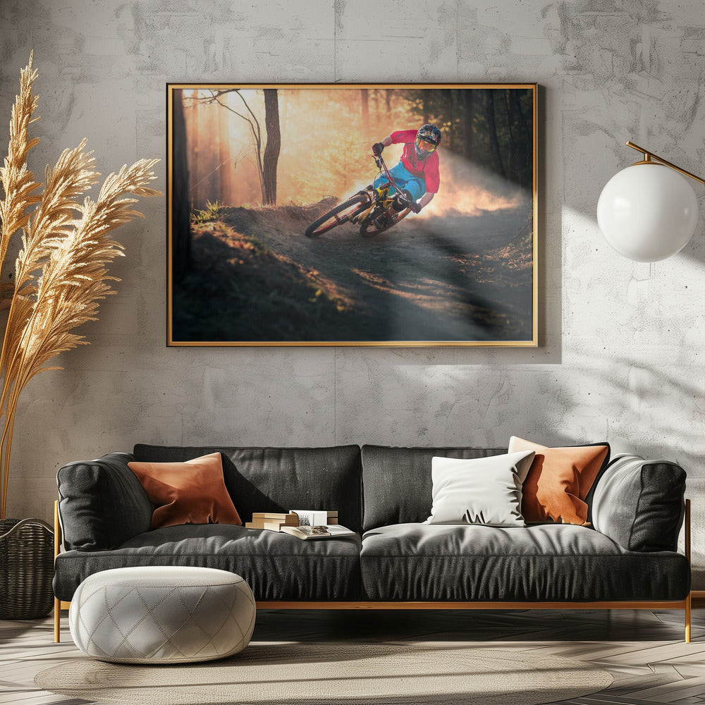 Goldene Bermed-Ecke | Poster - Kunstdruck