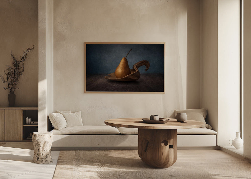 Peer op lepel | Posters - Kunstdrukken