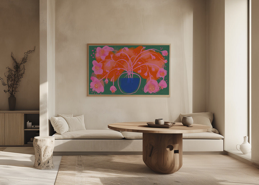 Floral Burst Symphony | Poster