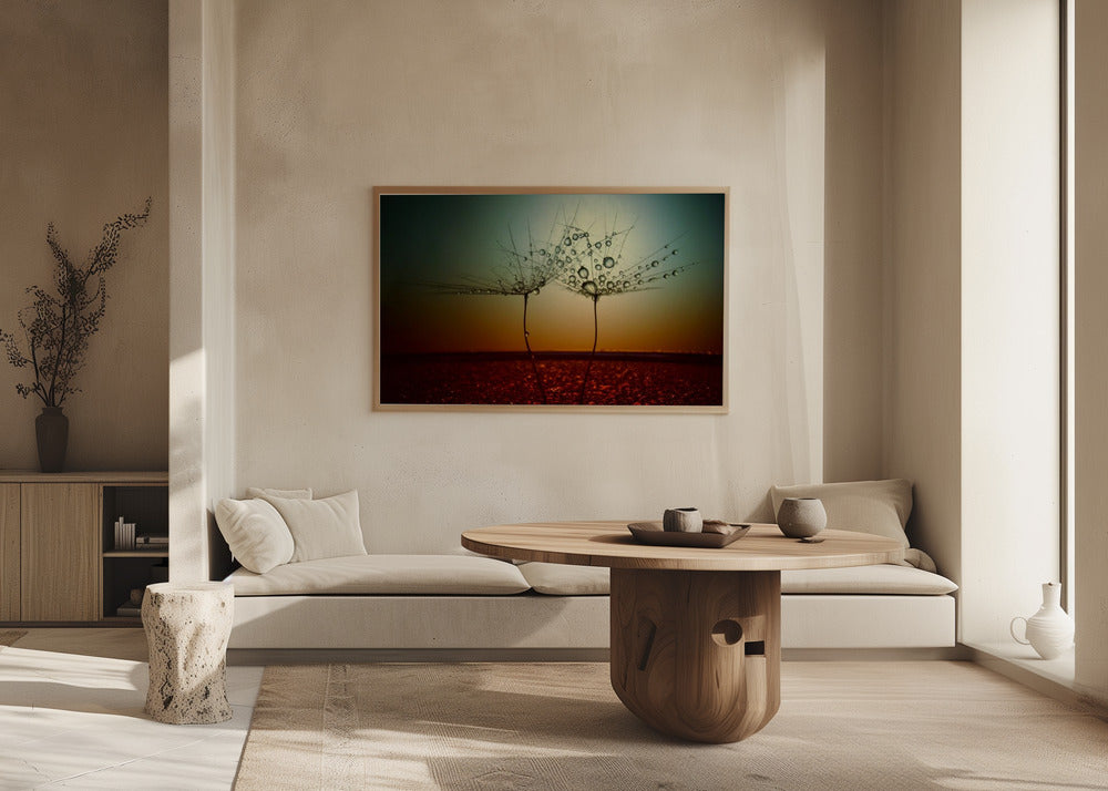 Feuer und Wasser | Poster - Kunstdruck