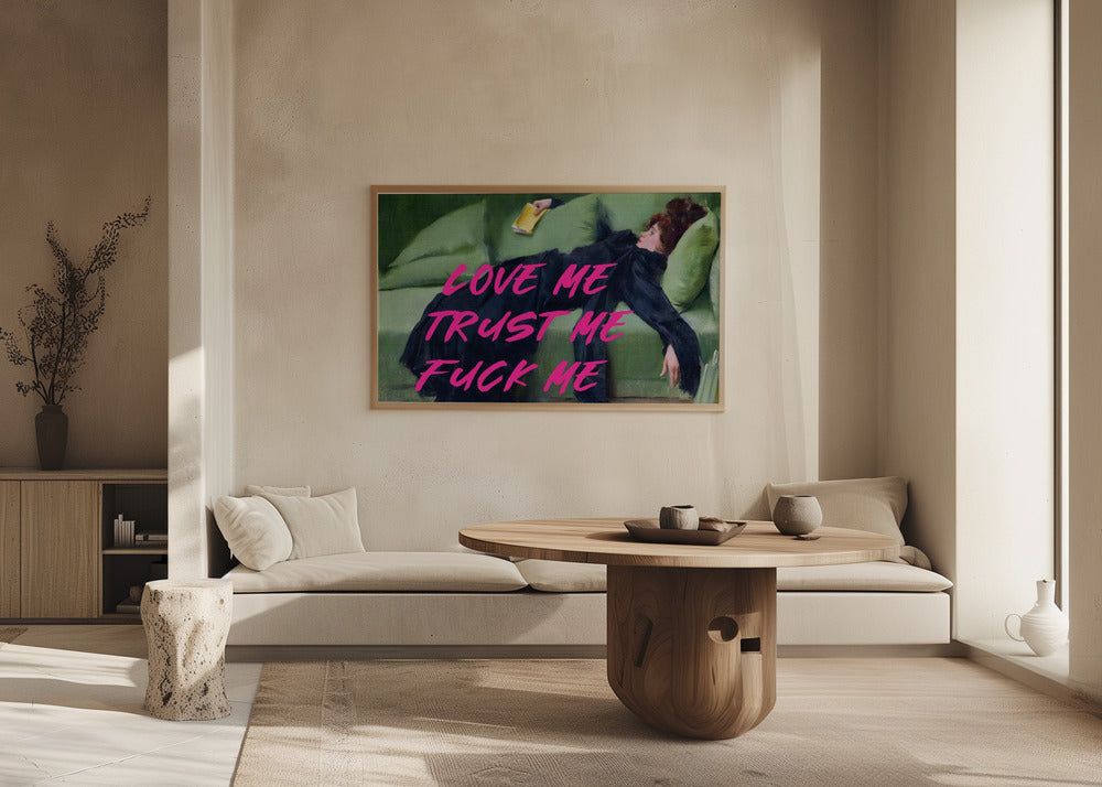 Love Me Trust Me Fuck Me / Pink Version | Poster